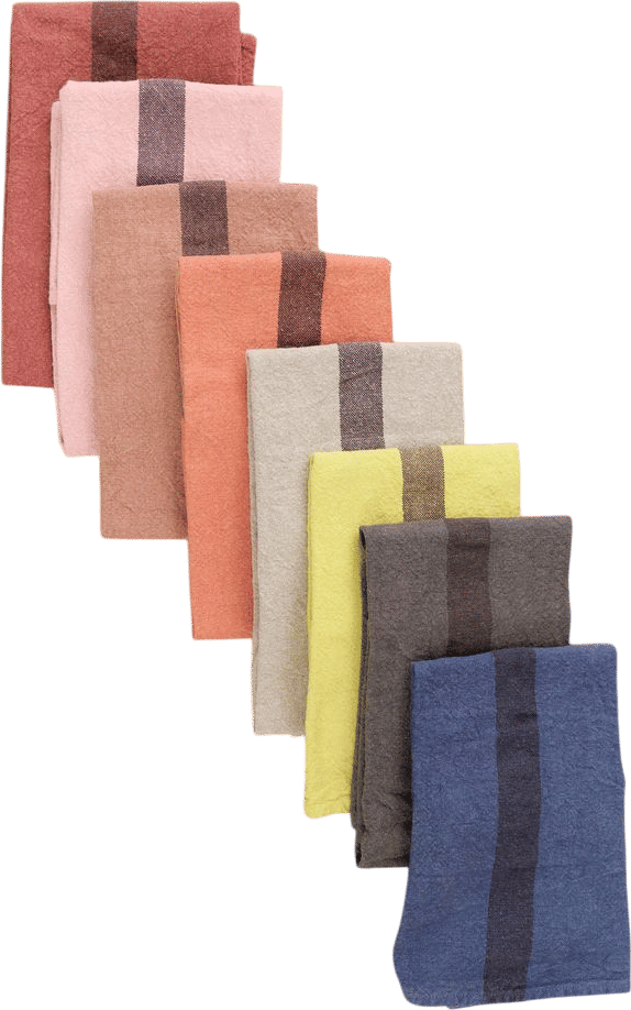 Doudou Raye French linen Tea Towel