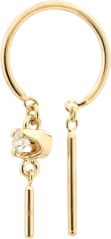 Diamond Baby Chime Earrings