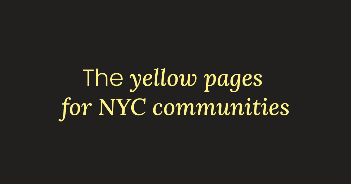 Analog directory