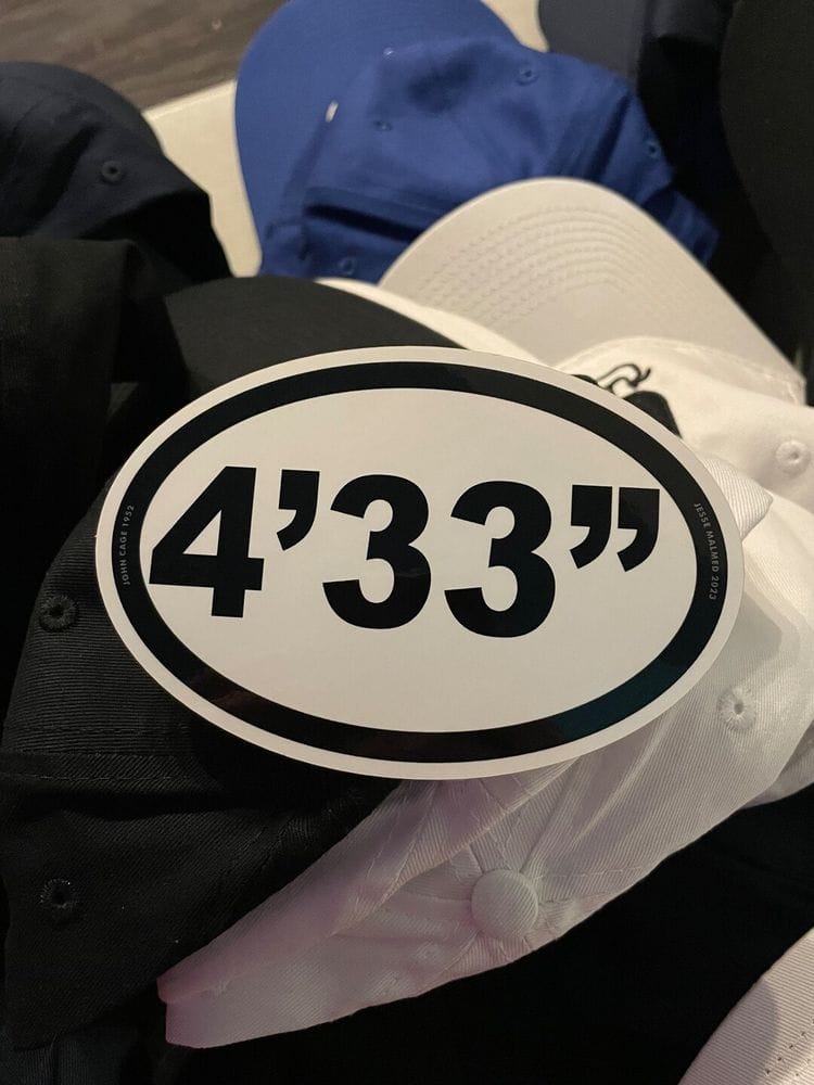 4'33" Marathon Sticker - Etsy