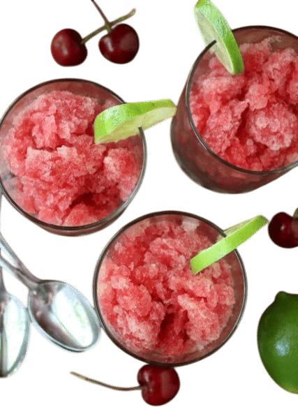 Cherry Limeade Granita