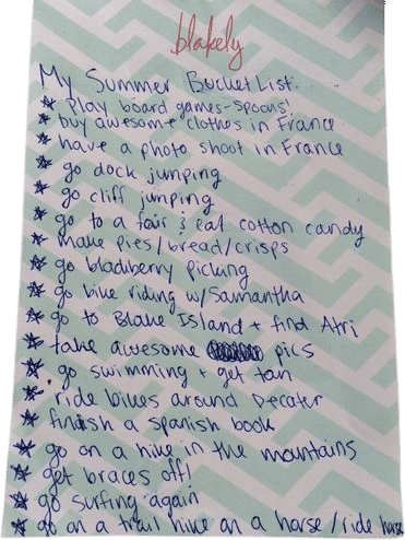 reliving your bucket list