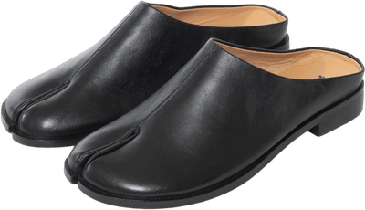 Leather Tabi Clog Mules