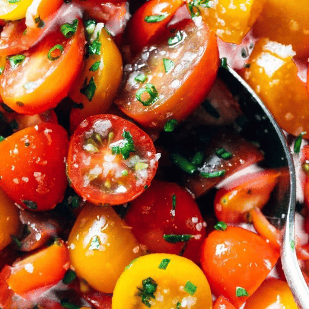 marinating tomatoes for the week