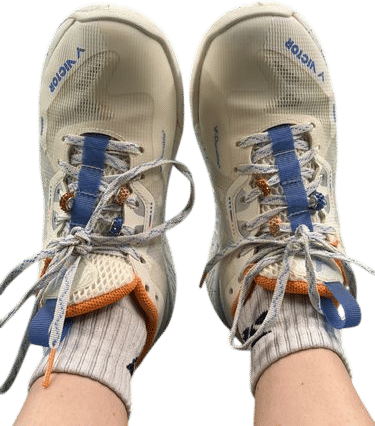 Putting beads on your sports shoes