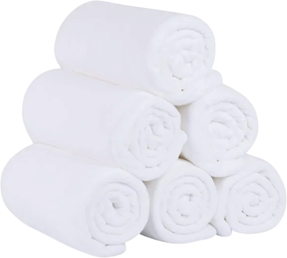 Rolled Hand Towels for Guests