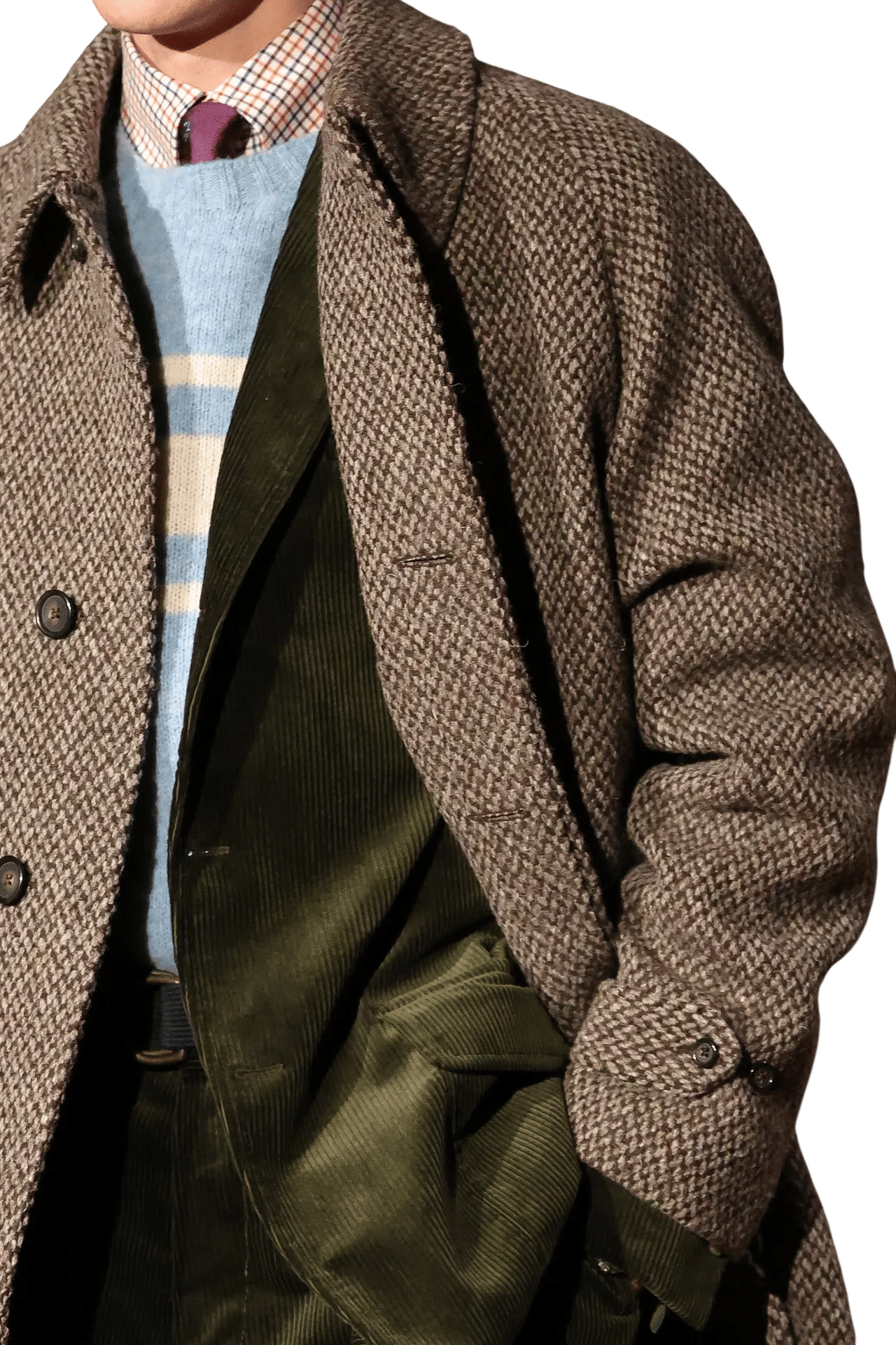 Sheeny forest green corduroy
