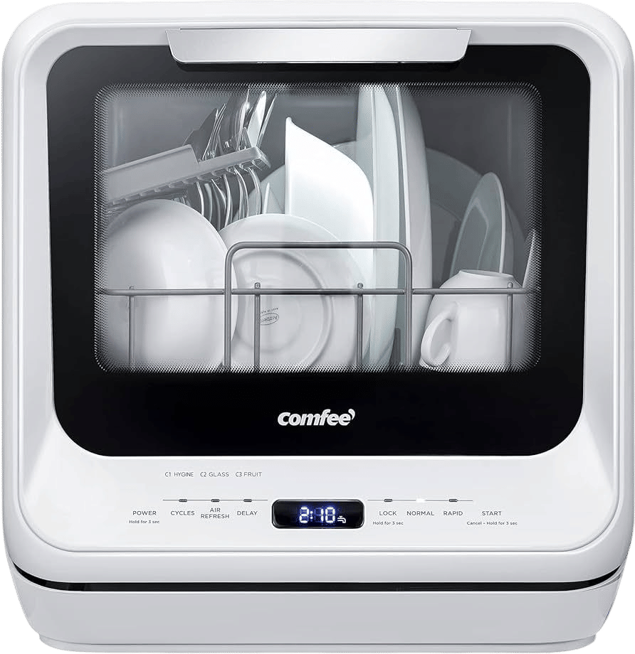 COMFEE' Portable Dishwasher with Built-in Water Tank