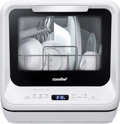 Portable Dishwasher with Built-in Water Tank
