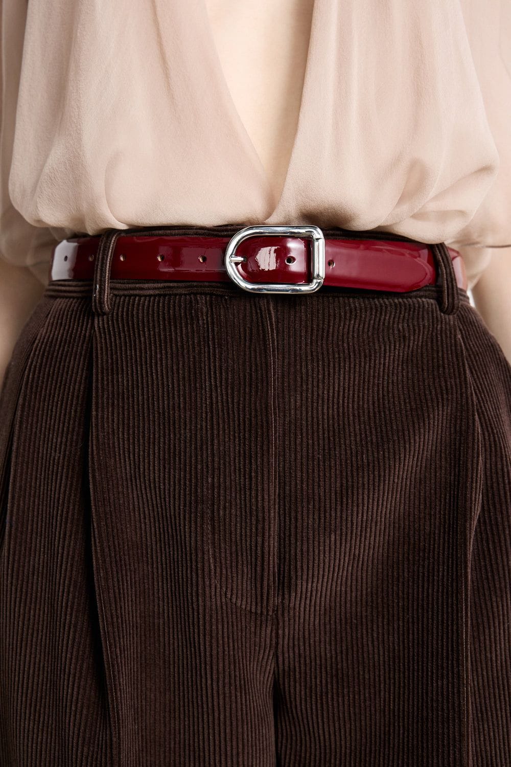 DÉHANCHE Mija Lacquer Silver Belt