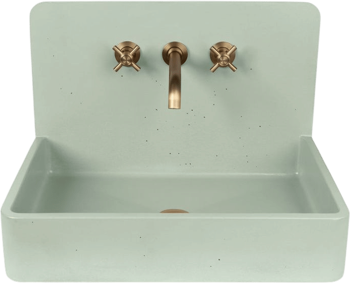 Concrete Wall-Mounted Bucket Sink