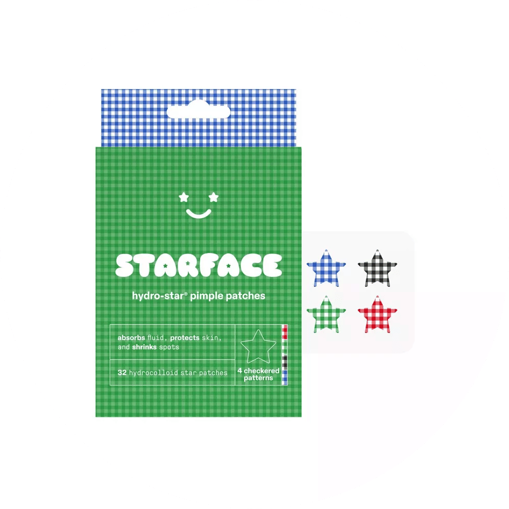 Starface gingham pimple patches