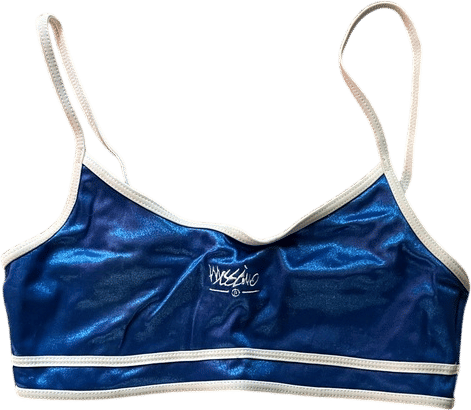 Y2K 90s Vintage Target Mossimo Blue Swim Top