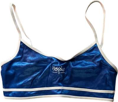 Vintage Blue Swim Top