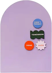 Inkerie Purple Magnetic Memo Board