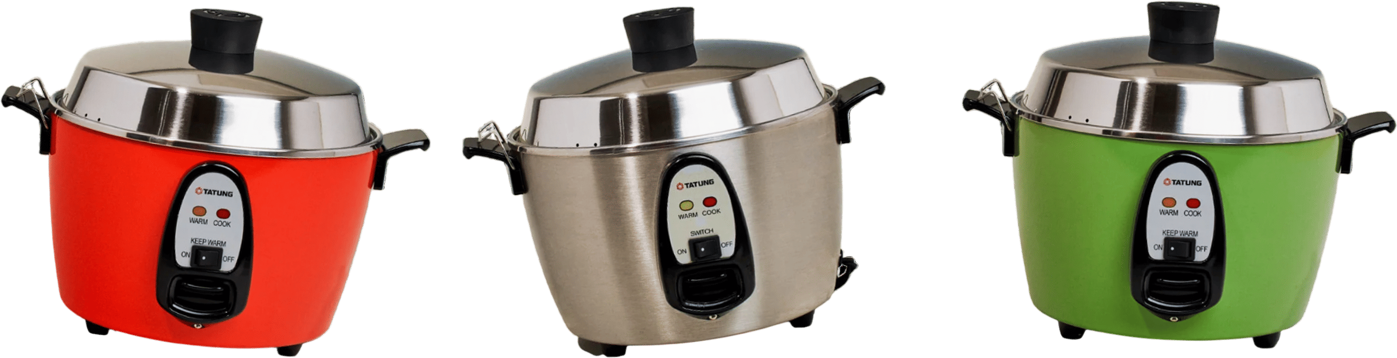 Tatung 6-Cup Stainless Steel Rice Cooker