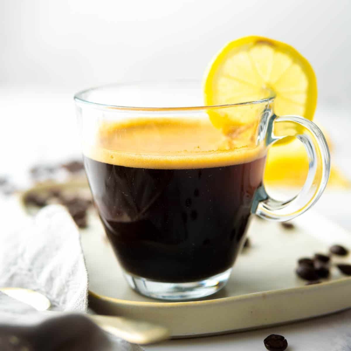 Easy Coffee Romano Recipe: An Italian Lemon Espresso Twist