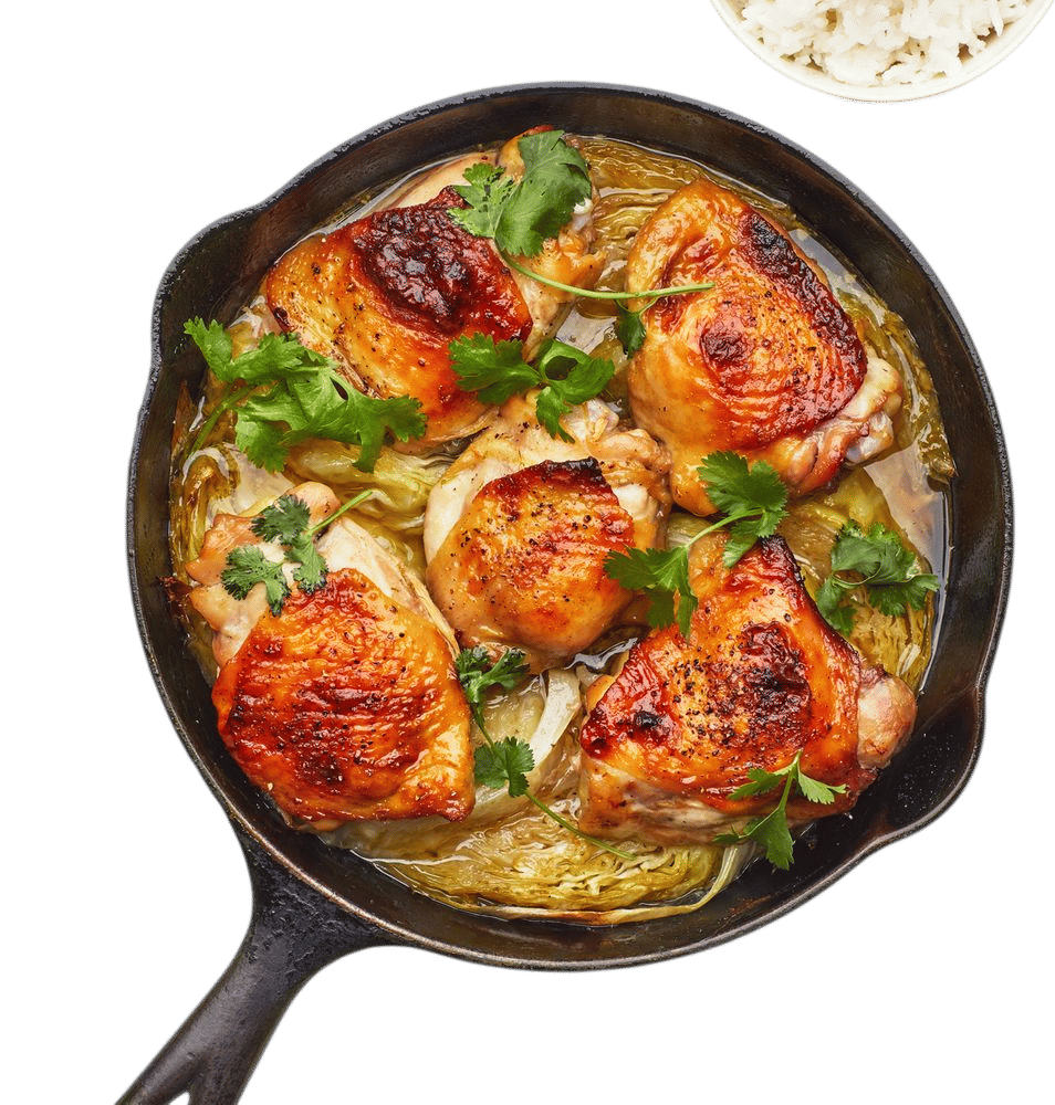 Thai Roast Chicken Thighs With Coconut Rice