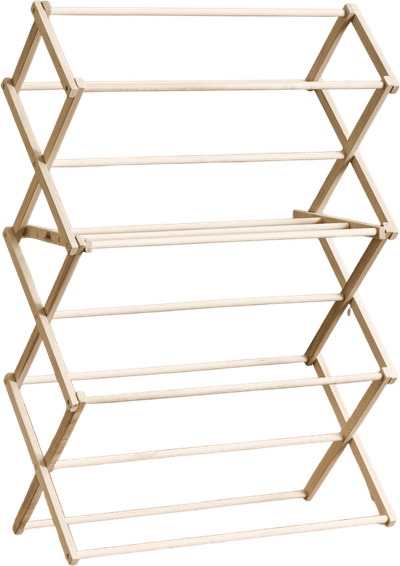 Maple Wall-Folding Drying Rack