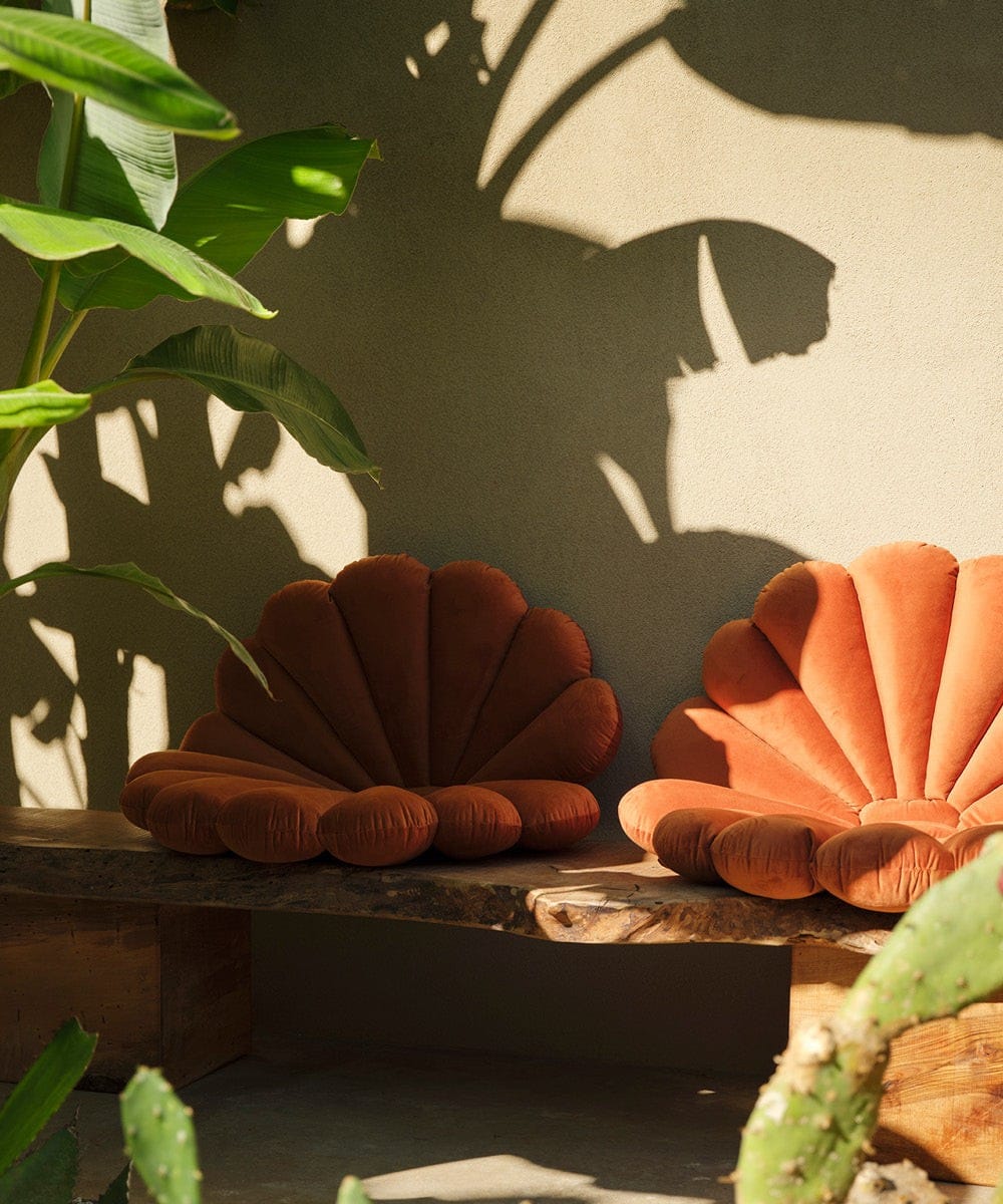 Shell Cushion Terracotta 2-pack
