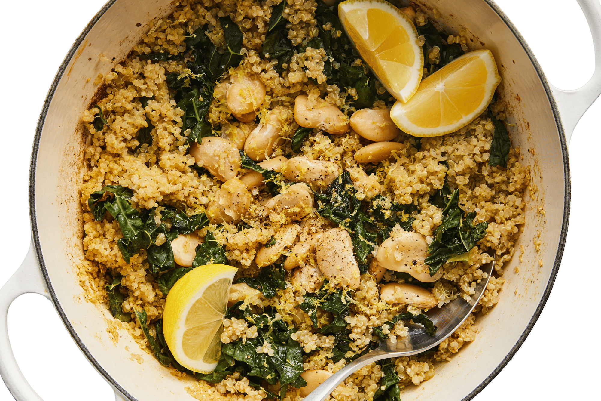 one-pot beans, greens and grains recipe