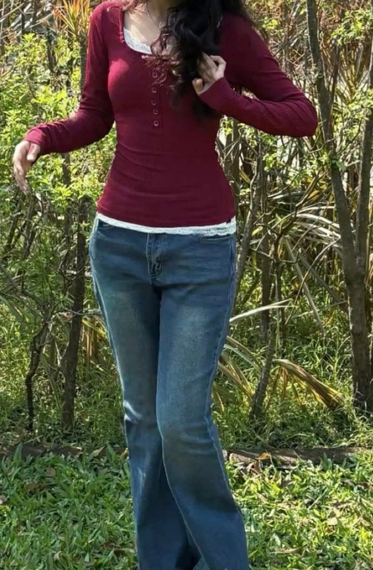 Jeans and long tops for ppl with long legs