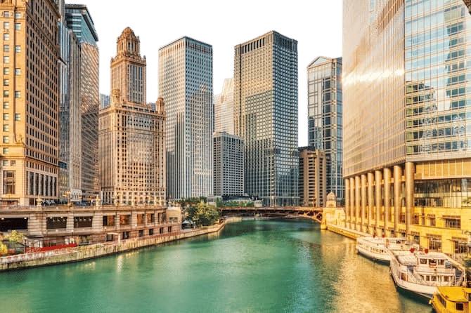 The city of Chicago
