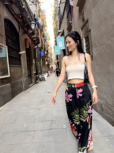 Unlined long pants in the summer