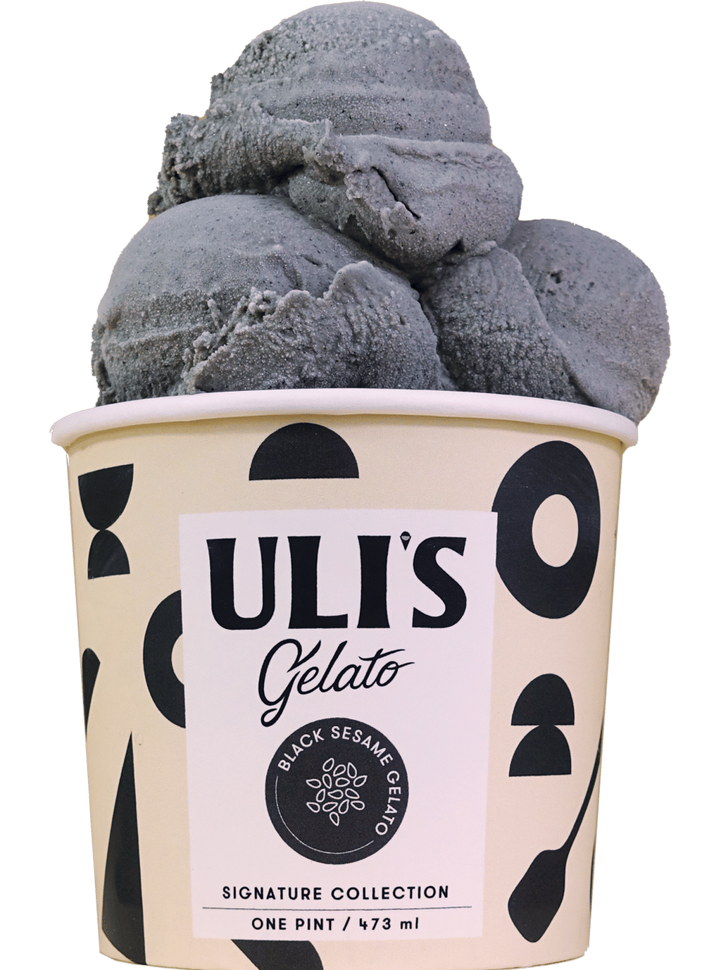 Uli's Gelato Black Sesame