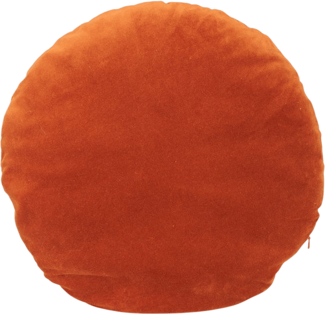 Burnt Umber Disc Cushion