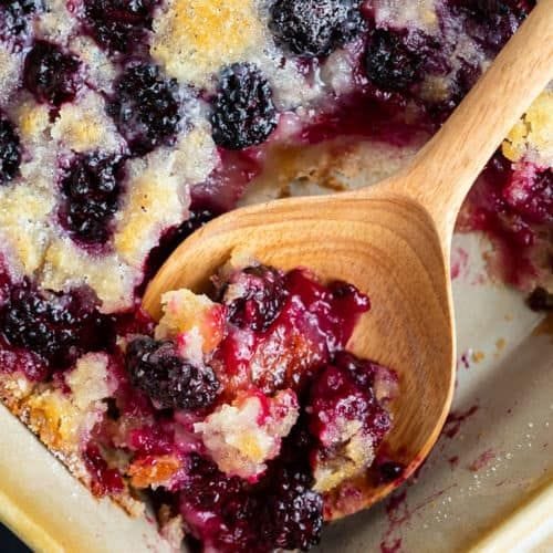 Pioneer Woman’s blackberry cobbler