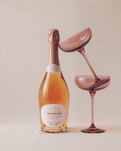 Estelle Colored Champagne Coupe Stemware (Set of 2)