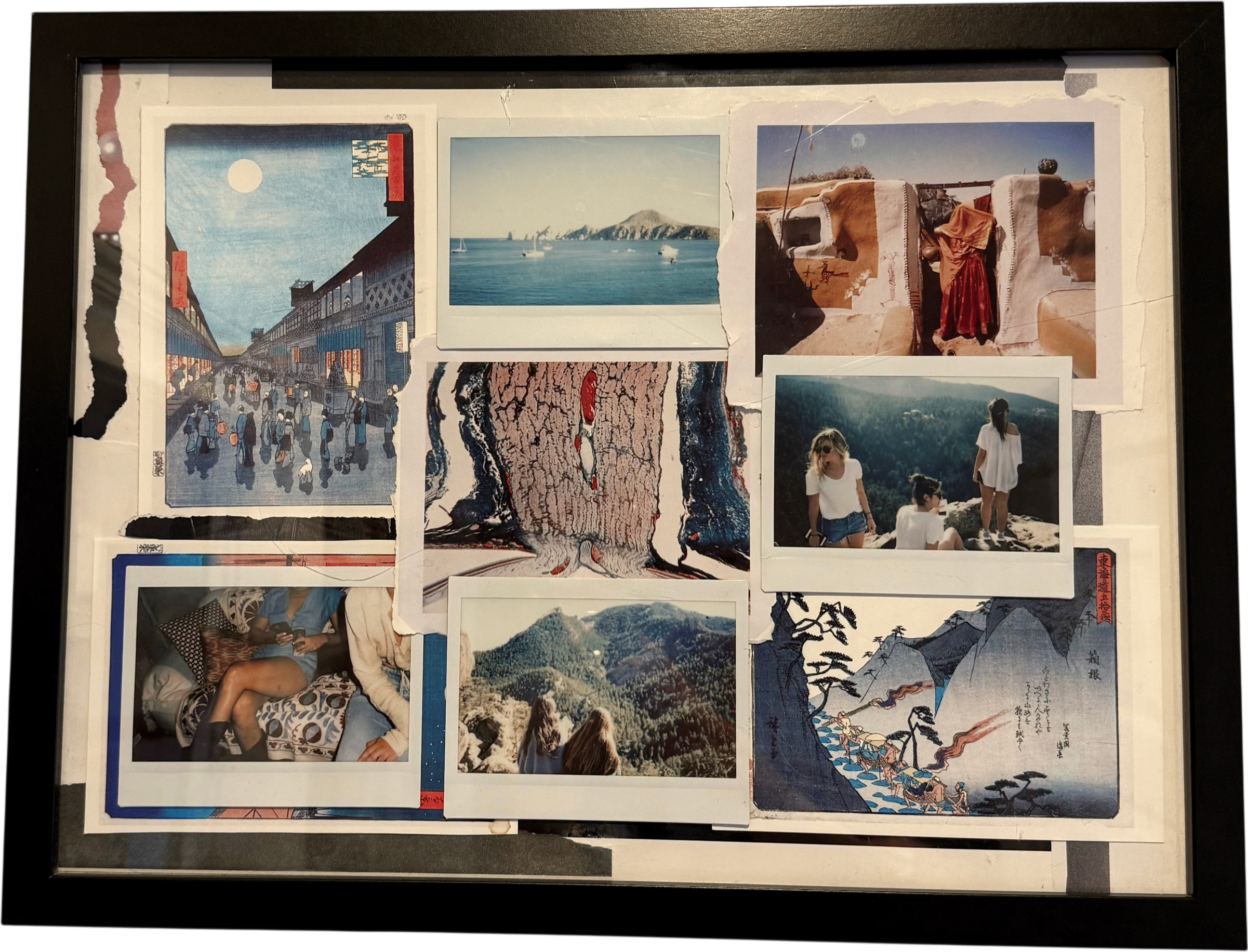 Collage and frame 🩵