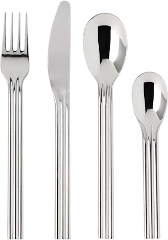 Silver Canteen Polished Flatware Set, 16 pcs
