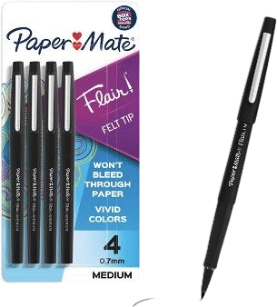 Paper Mate Black Flair Pens