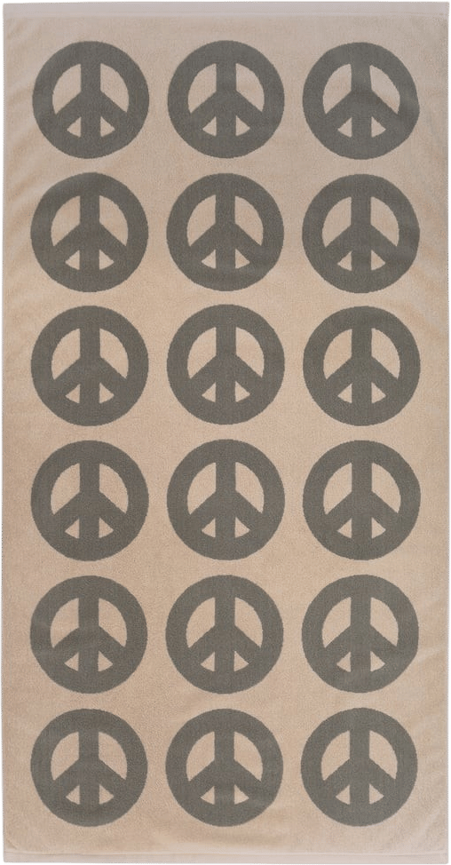 PEACE Towel Earth & Tan