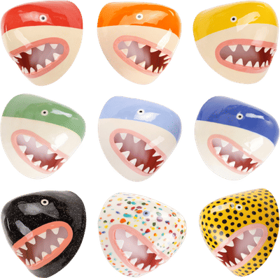 Ceramic Wall Hanging Shark Head