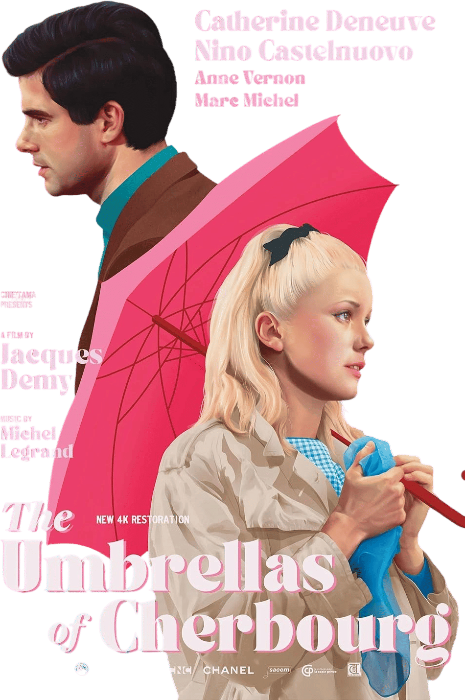 the yellow raincoat in The Umbrellas of Cherbourg (1964)