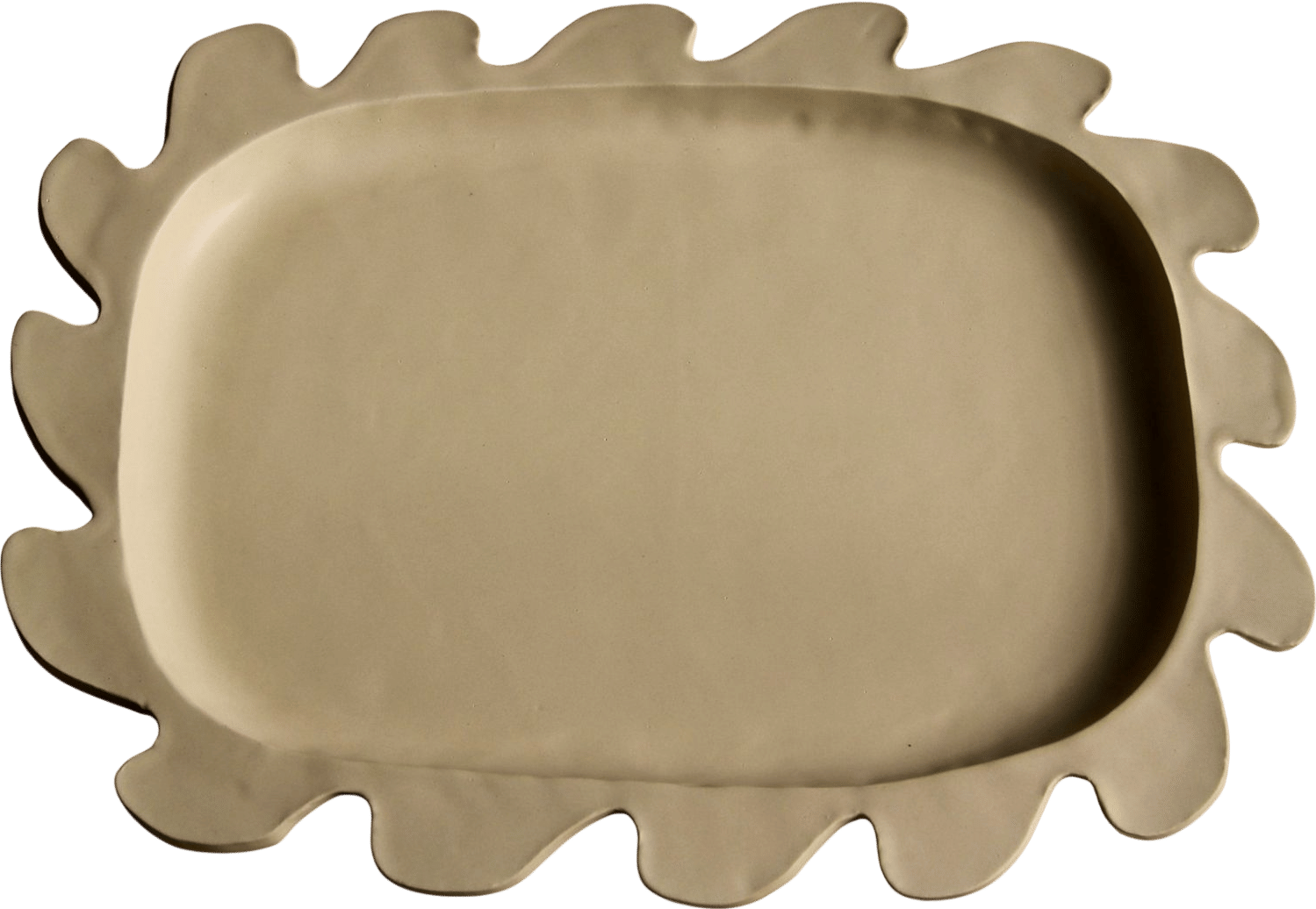 ANK Studios Sunshine Scallop Platter