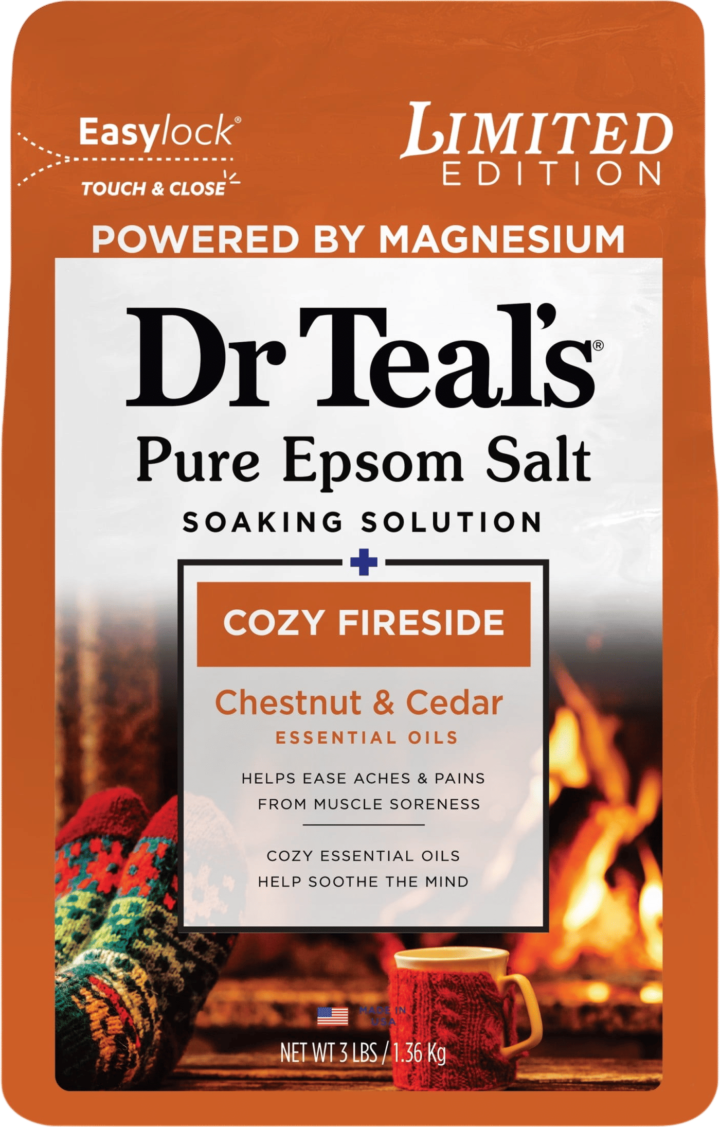 Dr Teal's Cozy Fireside Epsom Salt Soak