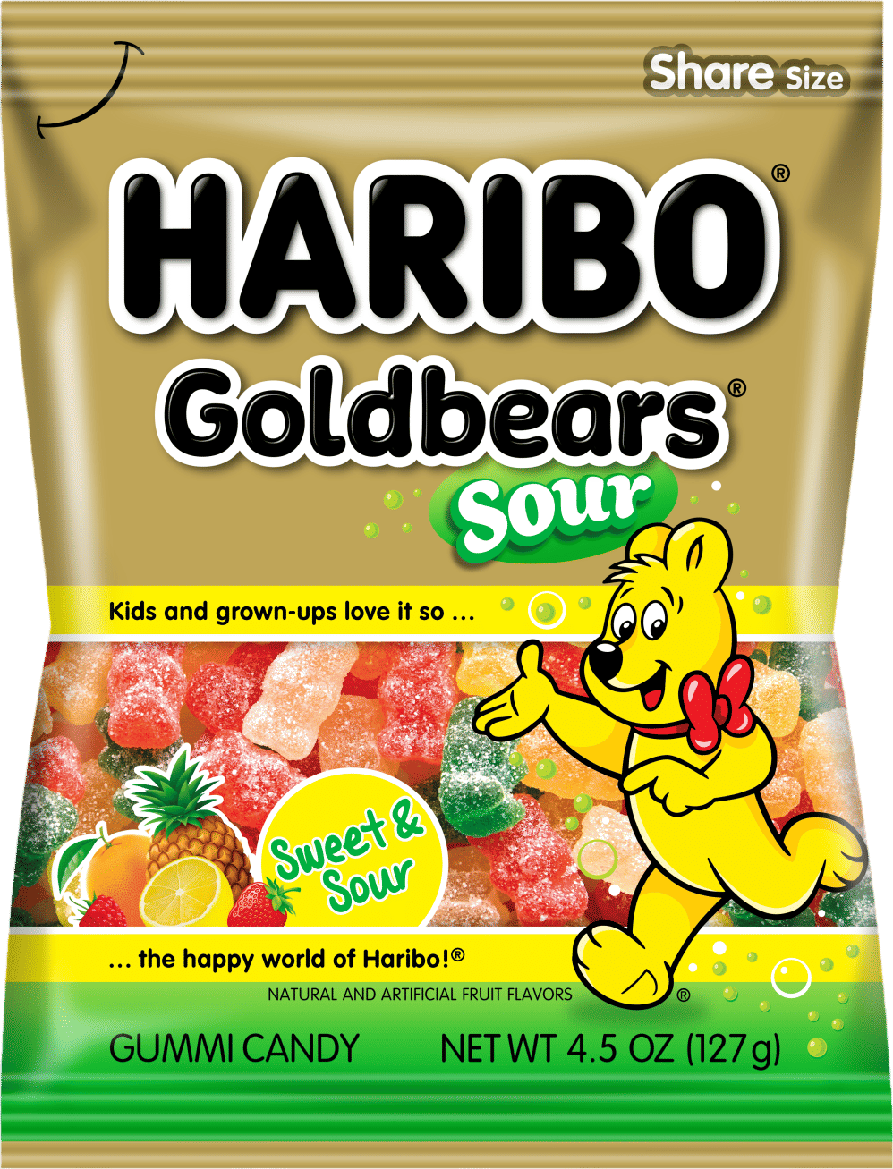 Sour Goldbears Gummy Bears