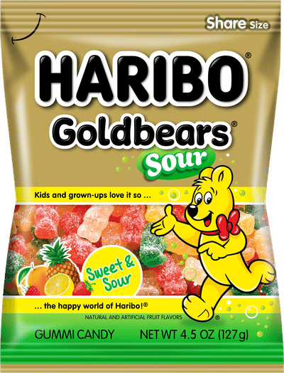 Sour Goldbears Gummy Bears