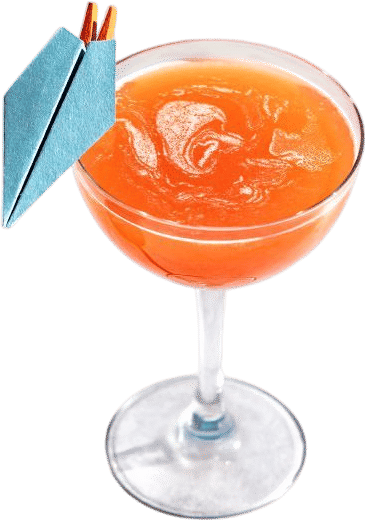 Paper plane cocktail