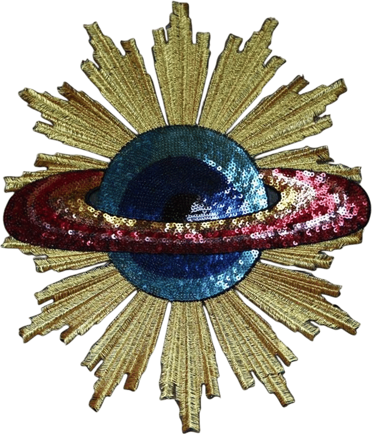 Universe Sequined Applique Patch,paillette Patch,sequins Earth Patch Supplies for Coat,t-shirt,costume Decorative Appliques Patches - Etsy