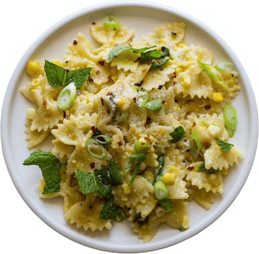 Creamy Corn Pasta With Basil Recipe (with Video) • 5★ • 30 min