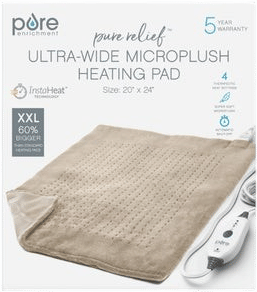 PureRelief Plush Heating Pad