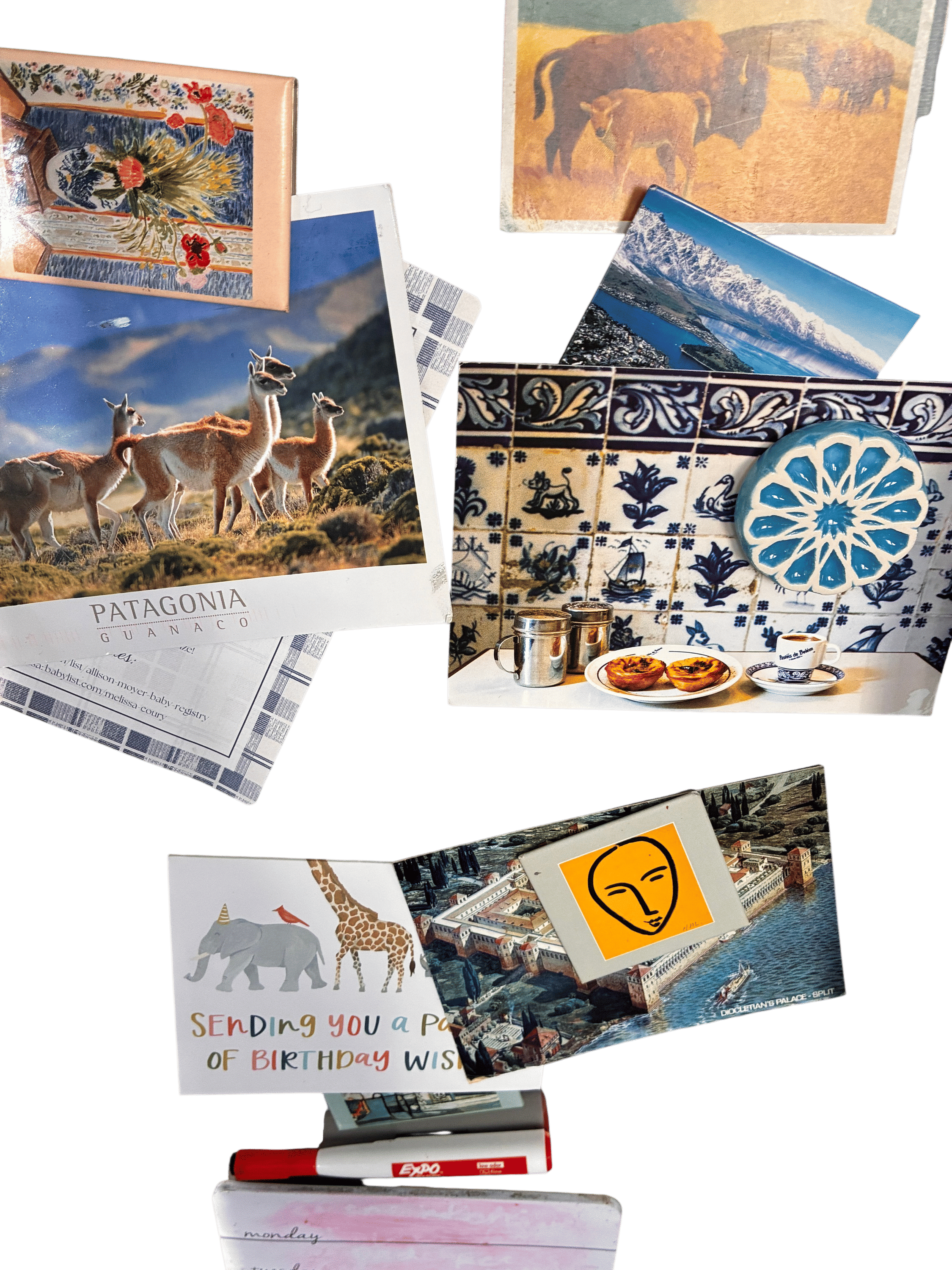 Sending and receiving postcards from your friends
