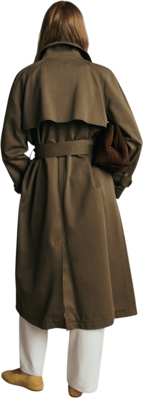 Olive Green Trench Coat