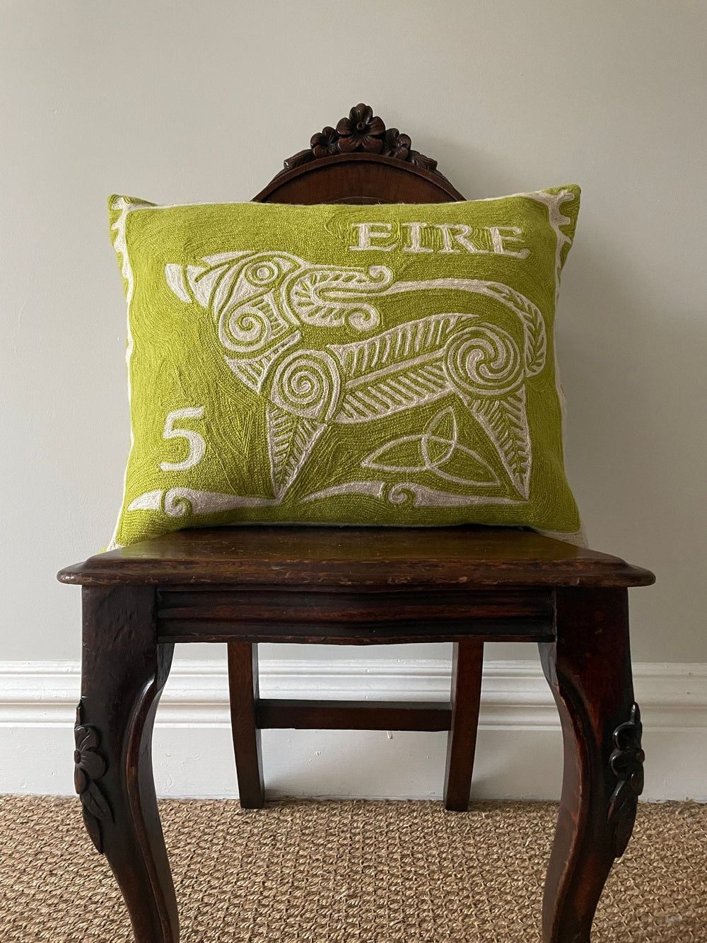 Seascape Donegal Embroidered Cushion