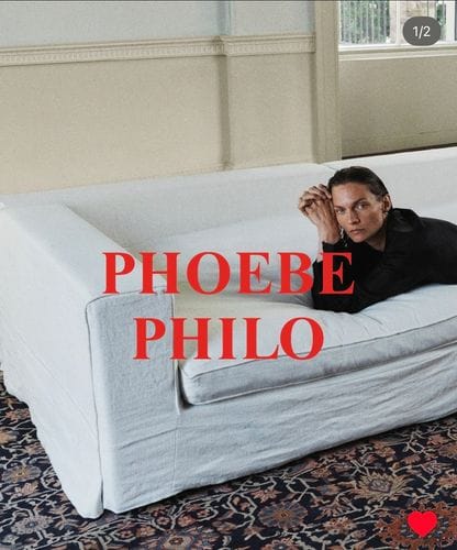 The room in this Phoebe Philo ad